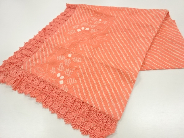 レース絞り枝花模様ショール